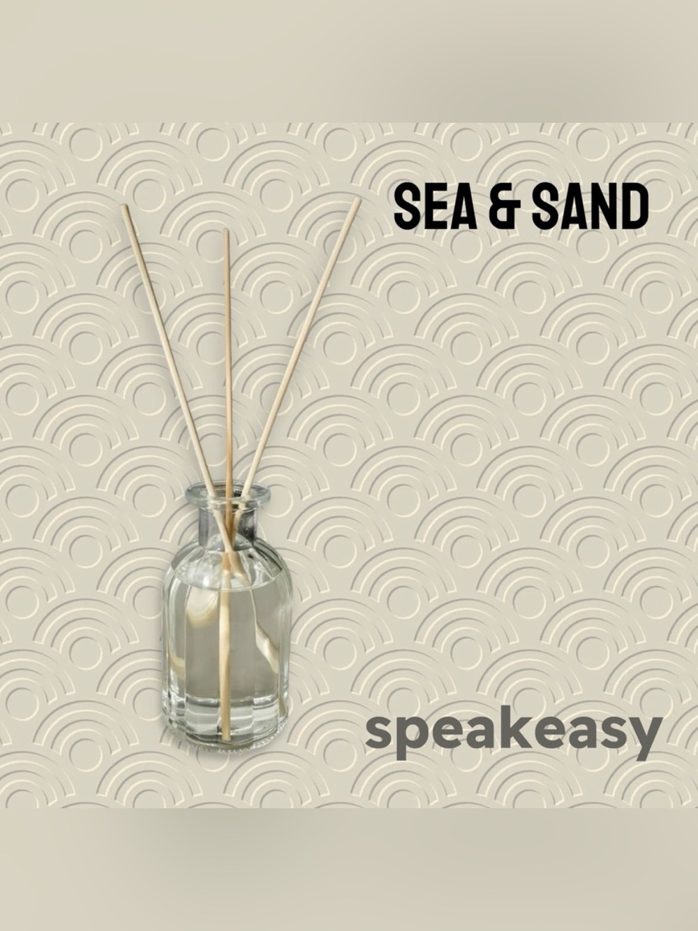 🇺🇸🆕NWOB SEA & SAND | 145 ml | Speakeasy scented Reed Diffuser